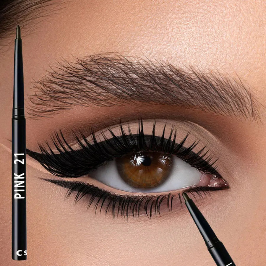 5-Pack Waterproof Black Eyeliner Pencil – Long-Lasting, Smudge-Proof & Easy Glide