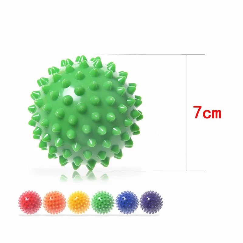 7cm Spiked Massage Ball – Fitness & Physiotherapy Tool for Plantar Fasciitis Relief