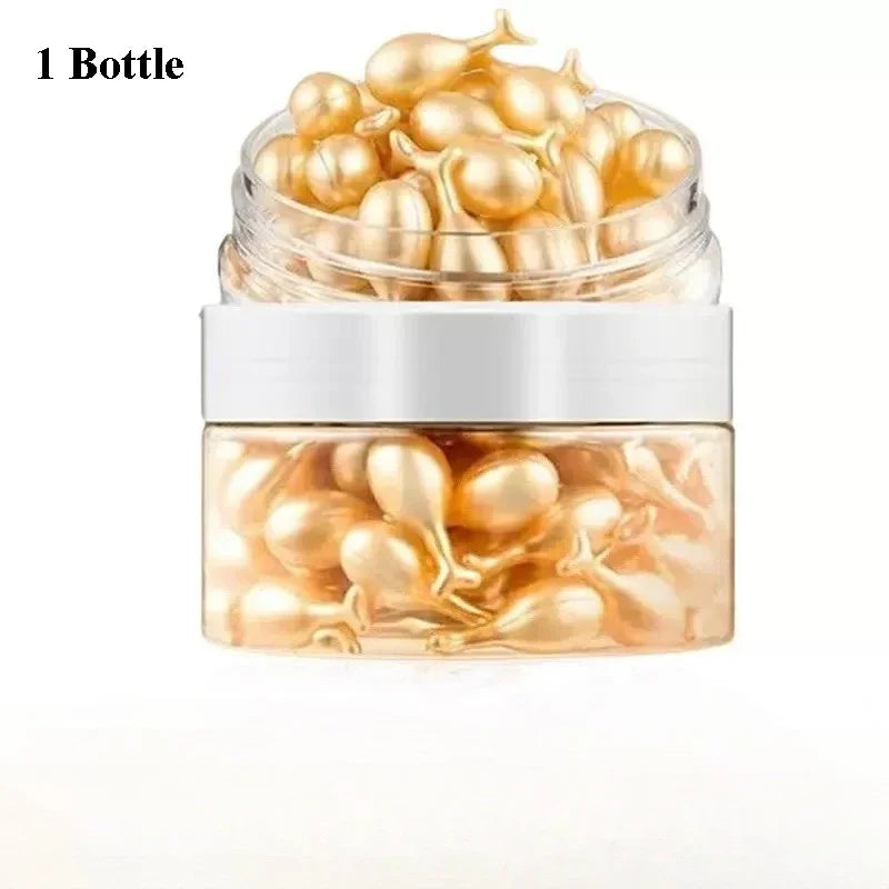 50pcs Collagen Face Capsules – Acne, Wrinkle Remover & Firming Serum with Hyaluronic Acid